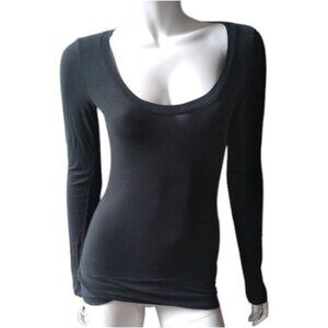 Standard James Perse black cotton mini dress  size 1